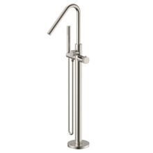 Badkraan Vrijstaand Stria Geborsteld RVS (PVD) met thermostaat