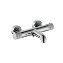 Badkraan Stria Chroom met thermostaat