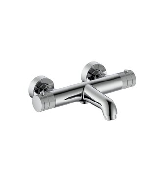 ALONI Badkraan Stria Chroom met thermostaat