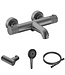 ALONI Badkraan Set Stria Gunmetal ( PVD ) met thermostaat