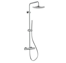 Regendoucheset Stria Chroom(Cool-touch) 30cm Regendouche met thermostaatkraan
