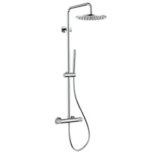 Regendoucheset Stria Chroom(Cool-touch) 30cm Regendouche met thermostaatkraan