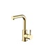 Wastafelkraan Stria Geborsteld Goud PVD-Gecoat Cold-start met draaibaar uitloop