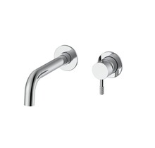 Aloni Wastafelkraan Afbouwdeel Stria Chroom met Cold-start