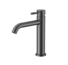 Wastafelkraan Stria Laag Gunmetal PVD-gecoat Cold-start