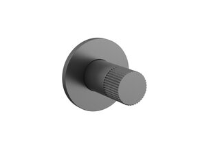 Bidetkraan Stria Gunmetal - PVD-Gecoat - Inbouw stopkraan voor toilet met bidet