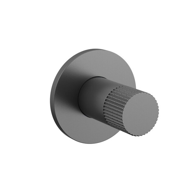 Bidetkraan Stria Gunmetal - PVD-Gecoat - Inbouw stopkraan voor toilet met bidet