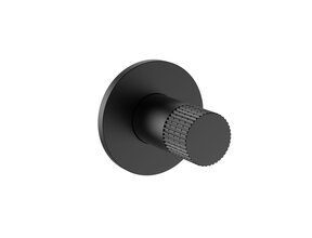 Bidetkraan Stria Mat Zwart - PVD-Gecoat - Inbouw stopkraan voor toilet met bidet