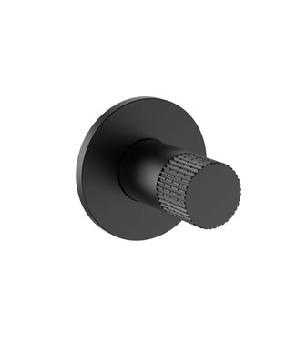 ALONI Bidetkraan Stria Mat Zwart - PVD-Gecoat - Inbouw stopkraan voor toilet met bidet