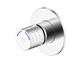 Bidetkraan Flow Chroom Koud - Inbouw stopkraan voor toilet met bidet