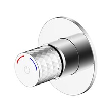 Bidetkraan Flow Chroom Warm / Koud - Inbouw stopkraan voor toilet met bidet