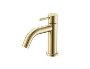 Fonteinkraan Stria Geborsteld Goud PVD-Coating Opbouw G1/2