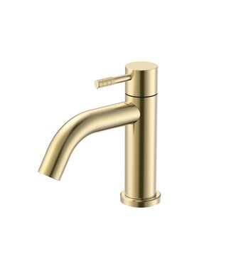 ALONI Fonteinkraan Stria Geborsteld Goud PVD-Coating Opbouw G1/2