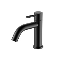 Fonteinkraan Stria Mat Zwart PVD-Coating Opbouw G1/2