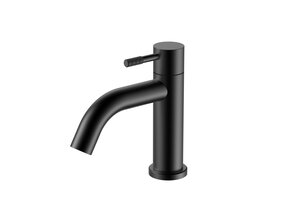 Fonteinkraan Stria Mat Zwart PVD-Coating Opbouw G1/2