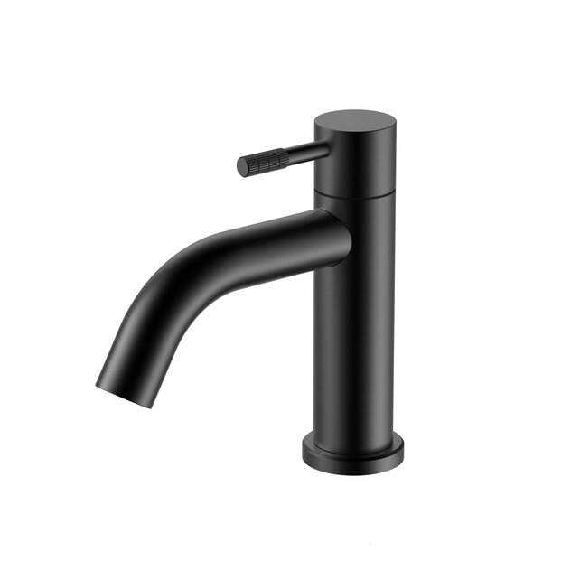 Fonteinkraan Stria Mat Zwart PVD-Coating Opbouw G1/2