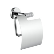 Toiletrolhouder Stria Chroom met klep