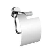 Toiletrolhouder Stria Chroom met klep