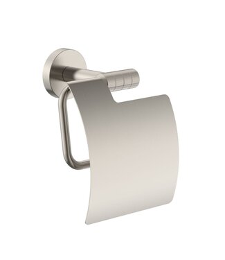 ALONI Toiletrolhouder Stria Geborsteld RVS met klep