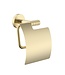 ALONI Toiletrolhouder Stria Geborsteld Goud (PVD-gecoat) met klep