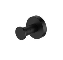 Aloni STRIA Handdoekhaak Mat Zwart (PVD-Gecoat) Rond