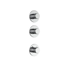 Afbouwdeel Aloni STRIA Chroom 2-weg inbouw douche thermostaat