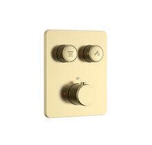 Inbouw Douchekraan Aloni Stria SmartControl Geborsteld Goud (PVD) - 2-weg Thermostatisch