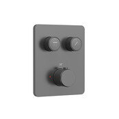 Inbouw Douchekraan Aloni Stria SmartControl Gunmetal (PVD) - 2-weg Thermostatisch