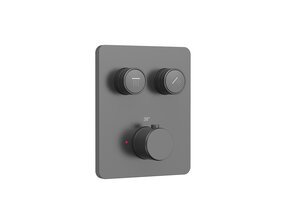 Inbouw Douchekraan Aloni Stria SmartControl Gunmetal (PVD) - 2-weg Thermostatisch