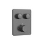 ALONI Inbouw Douchekraan Aloni Stria SmartControl Gunmetal (PVD) - 2-weg Thermostatisch