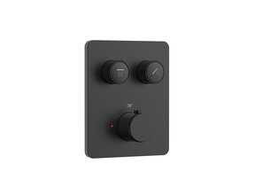 Inbouw Douchekraan Aloni Stria SmartControl Mat Zwart (PVD) - 2-weg Thermostatisch