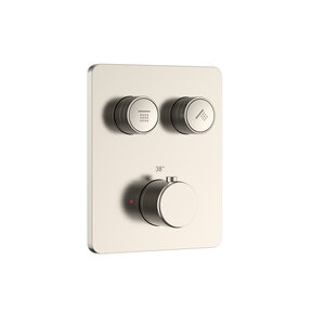 Inbouw Douchekraan Aloni Stria SmartControl Geborsteld RVS - 2-weg Thermostatisch