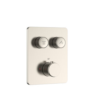 ALONI Inbouw Douchekraan Aloni Stria SmartControl Geborsteld RVS - 2-weg Thermostatisch