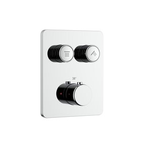 Inbouw Douchekraan Aloni Stria SmartControl Chroom - 2-weg Thermostatisch