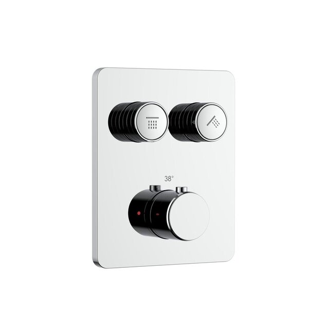 Inbouw Douchekraan Aloni Stria SmartControl Chroom - 2-weg Thermostatisch