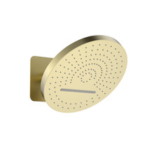 Hoofddouche Tropical Rain Geborsteld Goud PVD 32cm 2 functies - Inbouw wandmontage