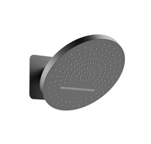 Hoofddouche Tropical Rain Gunmetal PVD 32cm 2 functies - Inbouw wandmontage