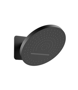 ALONI Hoofddouche Tropical Rain Mat Zwart PVD 32cm 2 functies - Inbouw wandmontage