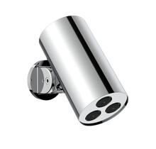 Hoofddouche Uniforma Cilinder Chroom 15x8cm - Wandmontage Kantelbaar