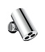 Hoofddouche Uniforma Cilinder Chroom 15x8cm - Wandmontage Kantelbaar