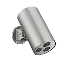 Hoofddouche Uniforma Cilinder Geborsteld RVS 15x8cm - Wandmontage Kantelbaar