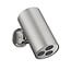 ALONI Hoofddouche Uniforma Cilinder Geborsteld RVS 15x8cm - Wandmontage Kantelbaar