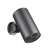 Hoofddouche Uniforma Cilinder Gunmetal PVD-gecoat 15x8cm - Wandmontage Kantelbaar