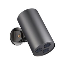 Hoofddouche Uniforma Cilinder Gunmetal PVD-gecoat 15x8cm - Wandmontage Kantelbaar