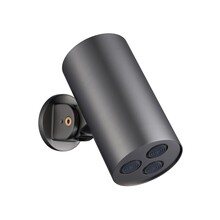 Hoofddouche Uniforma Cilinder Gunmetal PVD-gecoat 15x8cm - Wandmontage Kantelbaar