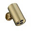 ALONI Hoofddouche Uniforma Cilinder Geborsteld Goud PVD-gecoat 15x8cm - Wandmontage Kantelbaar