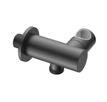 Handdouchehouder wandaansluitbocht met wateraansluiting Uniforma Gunmetal PVD-gecoat – Kantelbaar