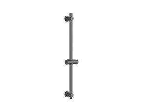 Douchestang Uniforma met wateraansluting Gunmetal (PVD-gecoat) 69cm