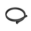 ALONI Doucheslang Uniforma 150 Mat Zwart - Soft PVC met PVD coating