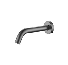 Uitloop badkraan Uniforma Gunmetal (PVD-gecoat) 23cm – inkortbaar